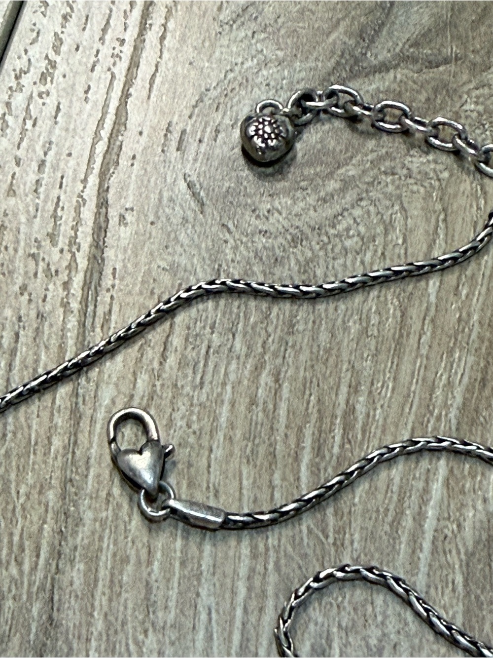 Brighton Callie Love Heart Necklace Silver Plated Retired JM5340 - Picture 10 of 15